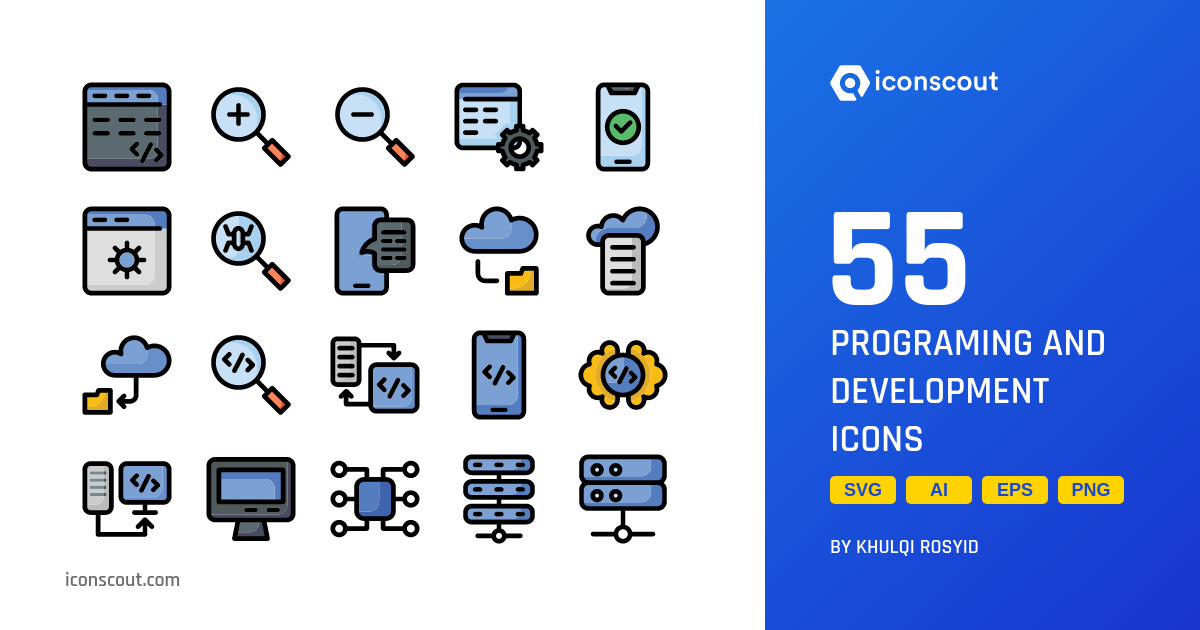 Download Programing And Development Icon pack Available in SVG, PNG ...