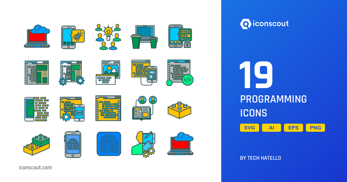 Download Programming Icon pack Available in SVG, PNG & Icon fonts