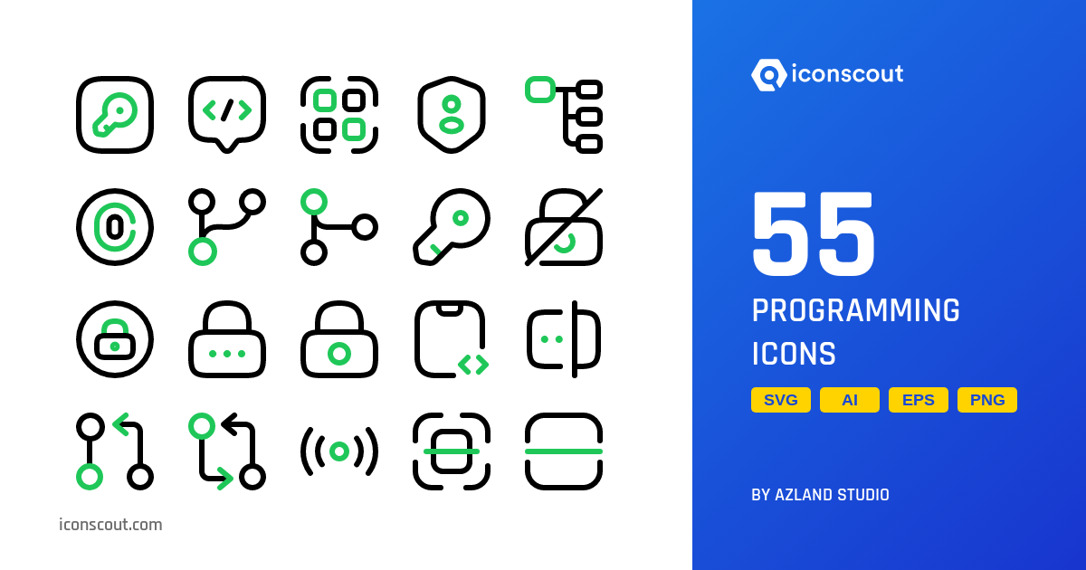 Programming Icon Pack - 55 Free Download Design & Development Icons ...