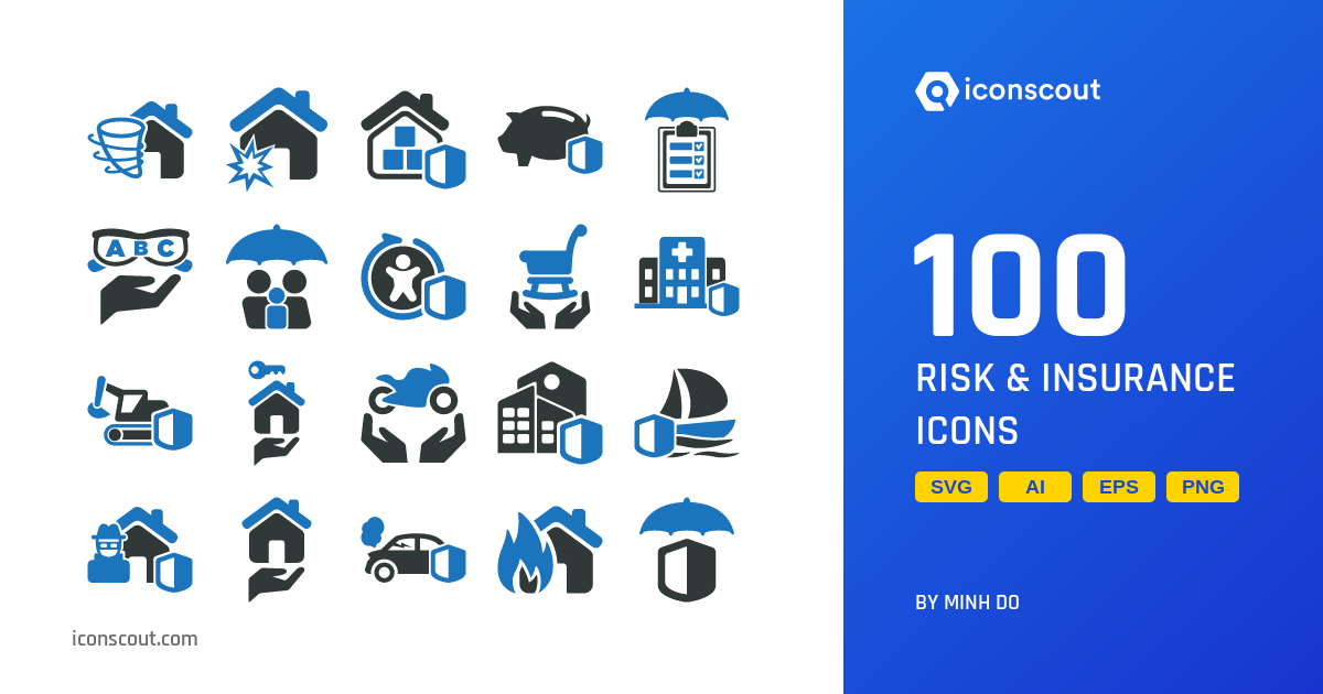 Download Risk & Insurance Icon pack Available in SVG, PNG & Icon fonts