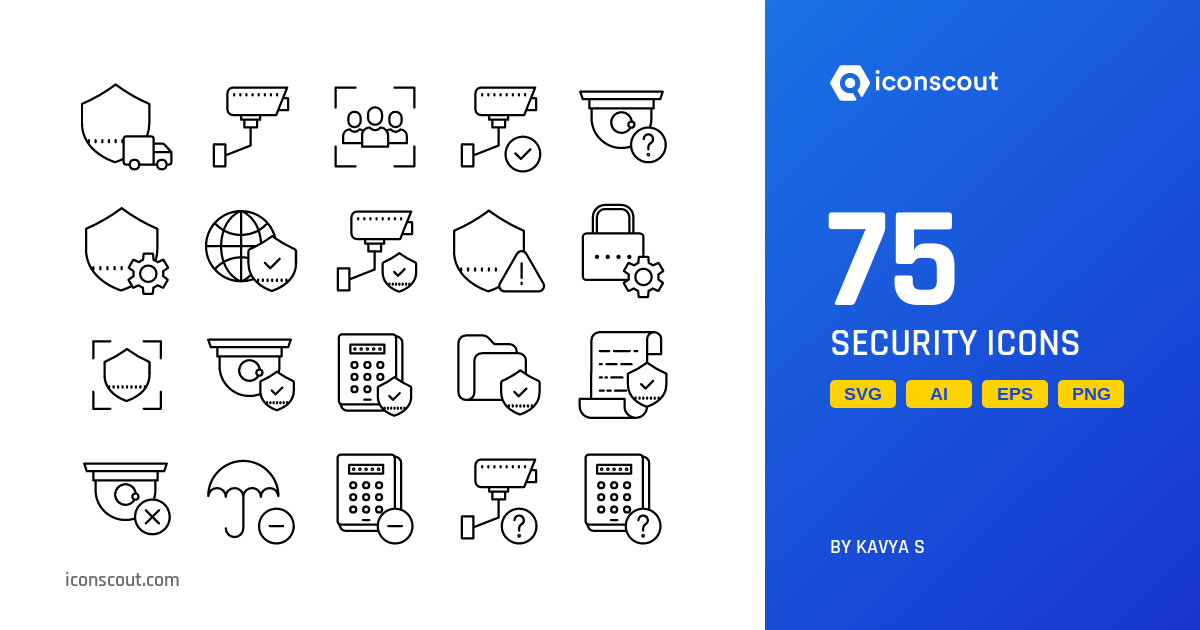 Download Security Icon pack Available in SVG, PNG & Icon Fonts