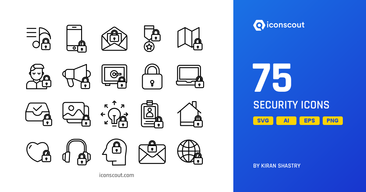 Download Security Icon pack Available in SVG, PNG & Icon fonts