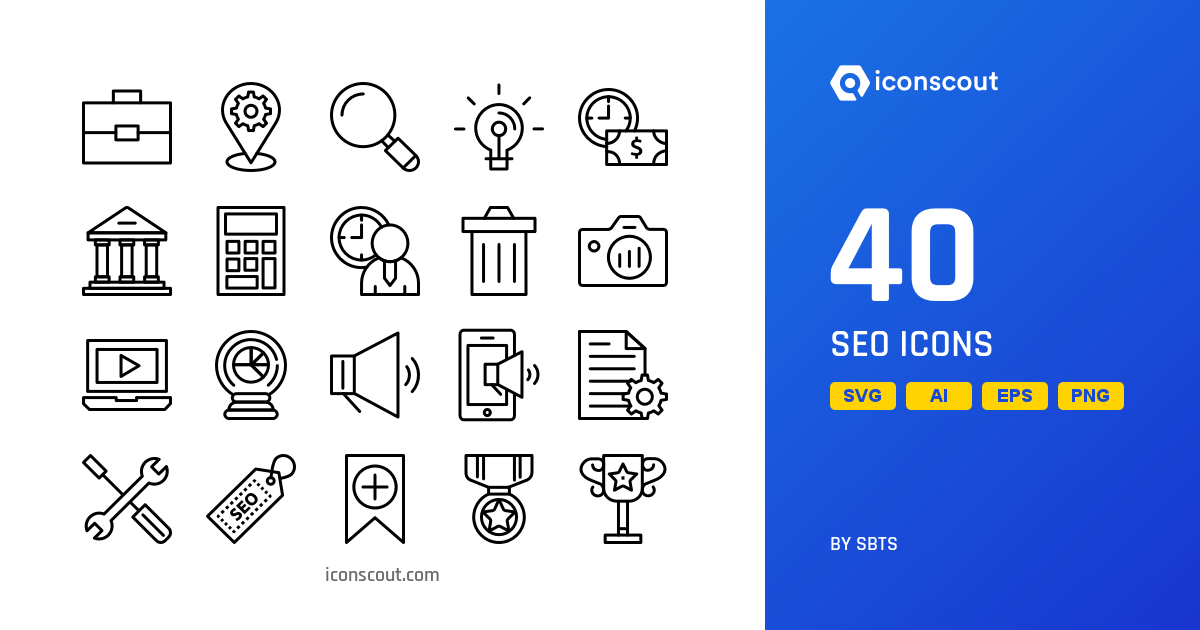 Download SEO Icon pack Available in SVG, PNG & Icon Fonts