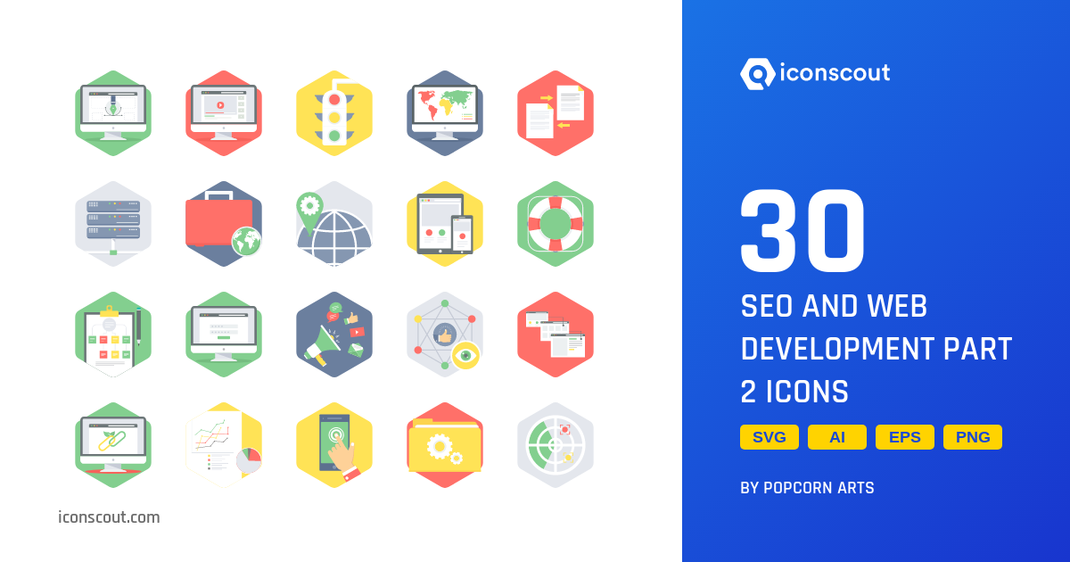 Download Seo And Web Development Part 2 Icon pack Available in SVG, PNG ...