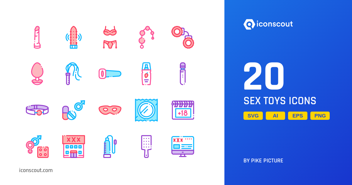 Sex Toys Icon Pack 20 Miscellaneous Colored Outline Icons Iconscout