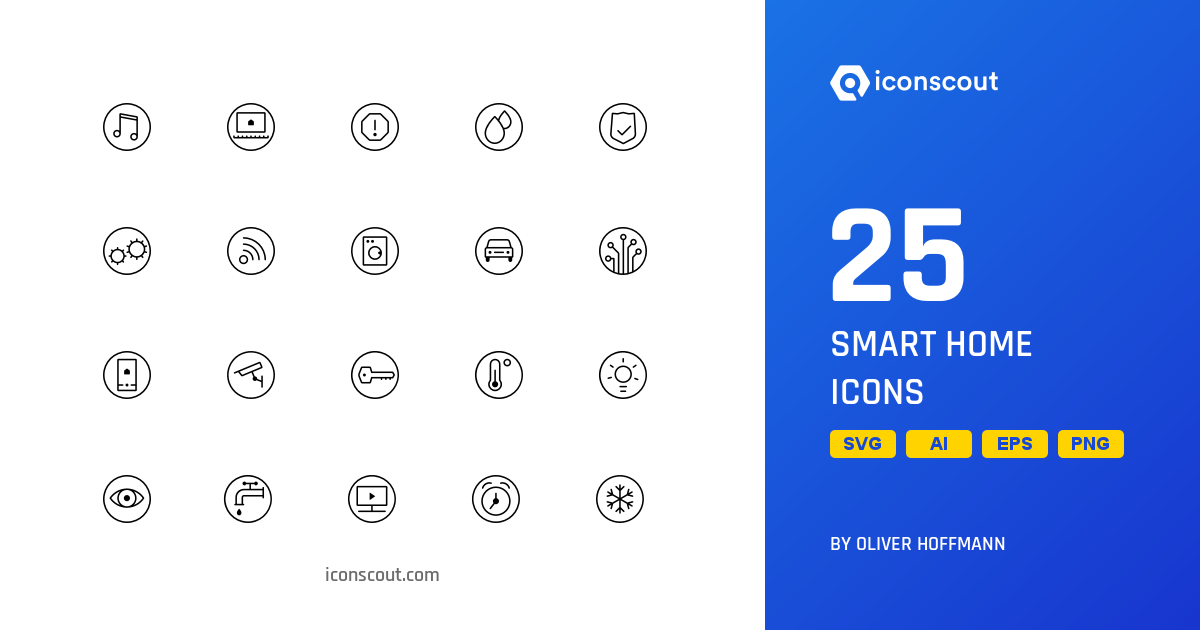 Download Smart Home Icon Pack Available In Svg Png Eps Ai Icon Fonts