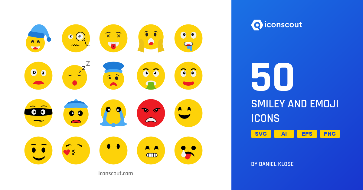 Download Download Smiley And Emoji Icon pack - Available in SVG ...