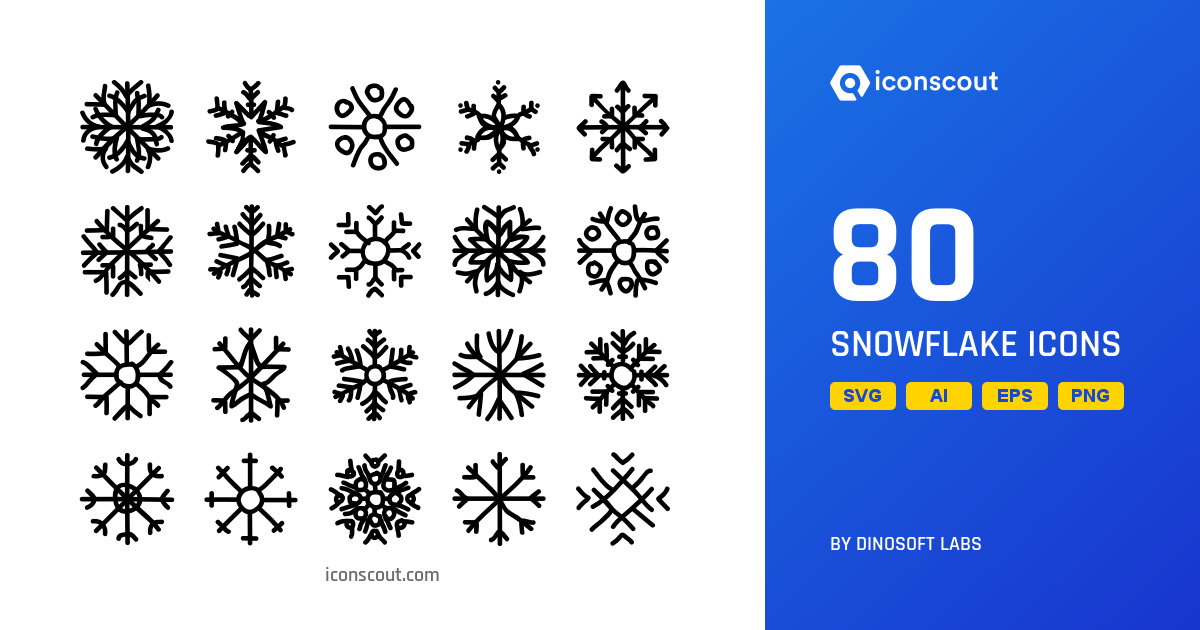 Download Snowflake Icon pack Available in SVG, PNG, EPS, AI & Icon fonts