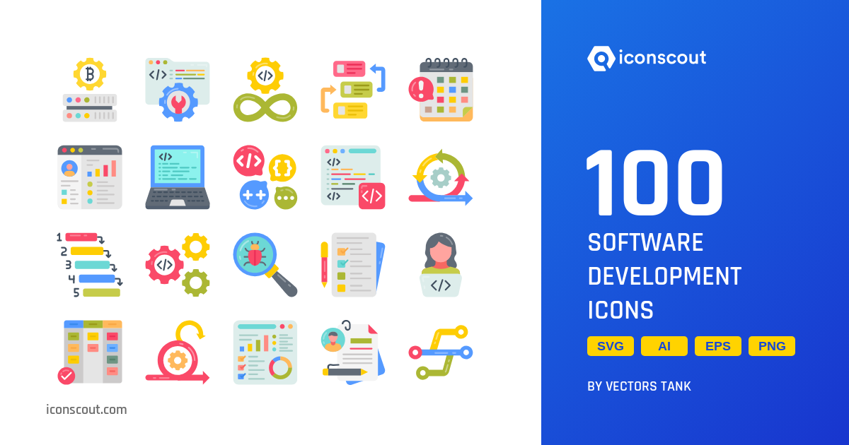 Download Software Development Icon pack Available in SVG, PNG & Icon Fonts