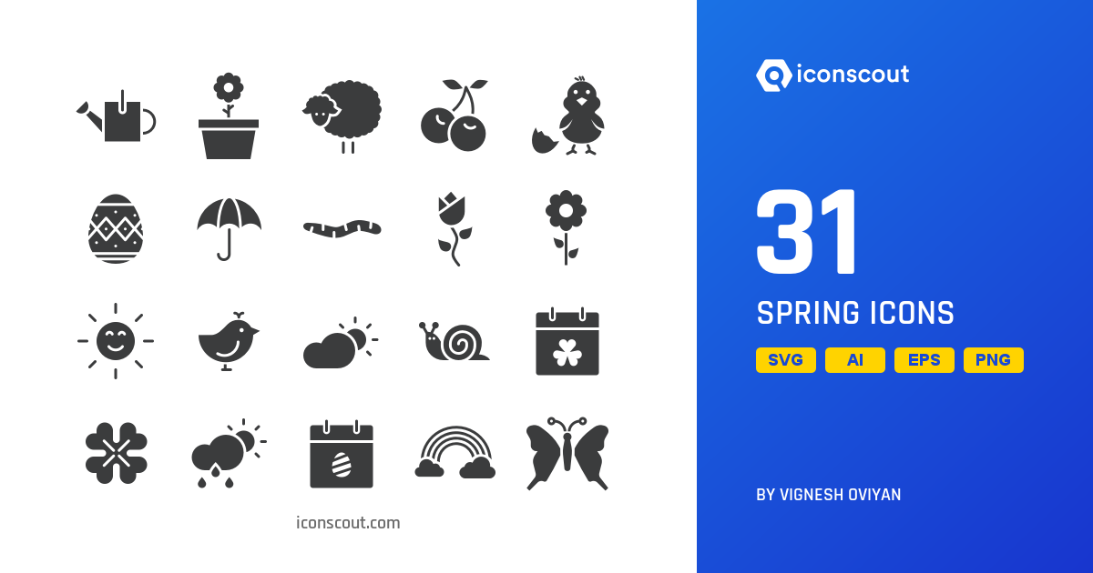 Download Spring Icon pack Available in SVG, PNG, EPS, AI & Icon fonts