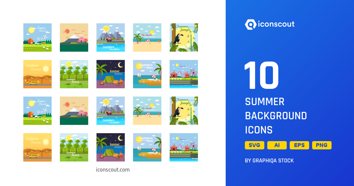 Download Download Summer Background Icon Pack Available In Svg Png Eps Ai Icon Fonts