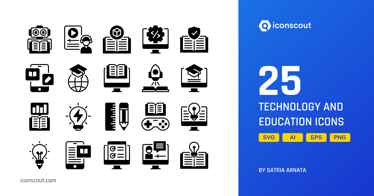 Download Technology And Education Icon pack Available in SVG, PNG ...