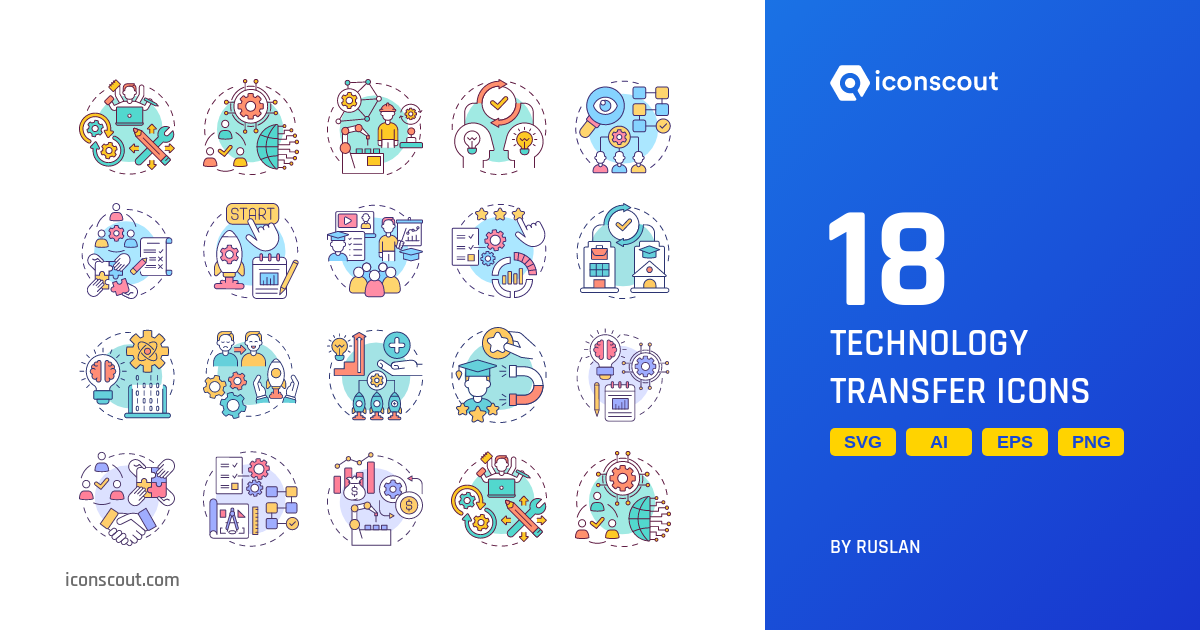Download Technology Transfer Icon pack Available in SVG, PNG & Icon Fonts