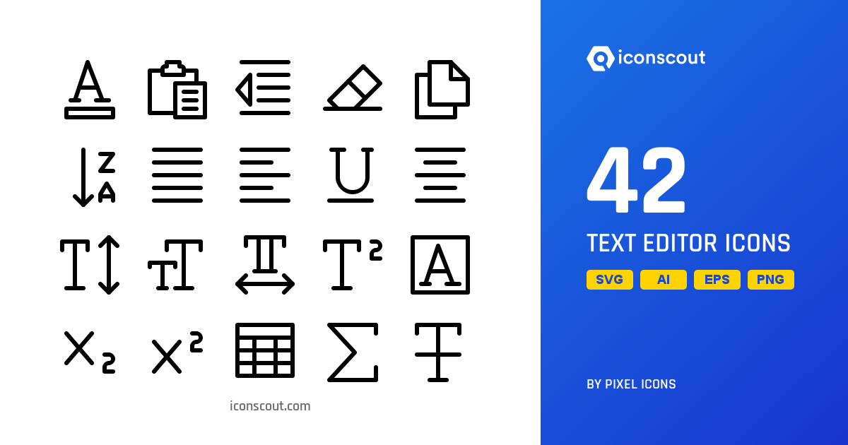 Download Download Text Editor Icon pack - Available in SVG, PNG ...