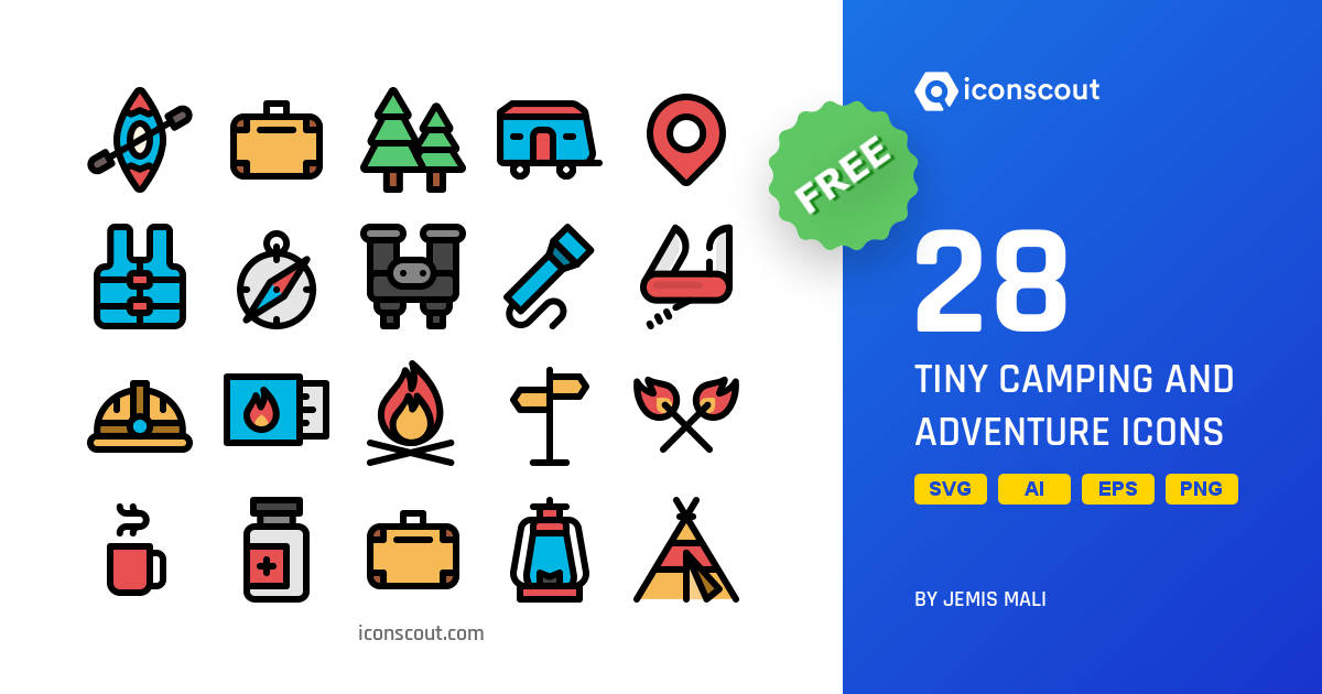 Camping And Adventure Vector Icons Ai Svg Eps Png Iconscout Blogs