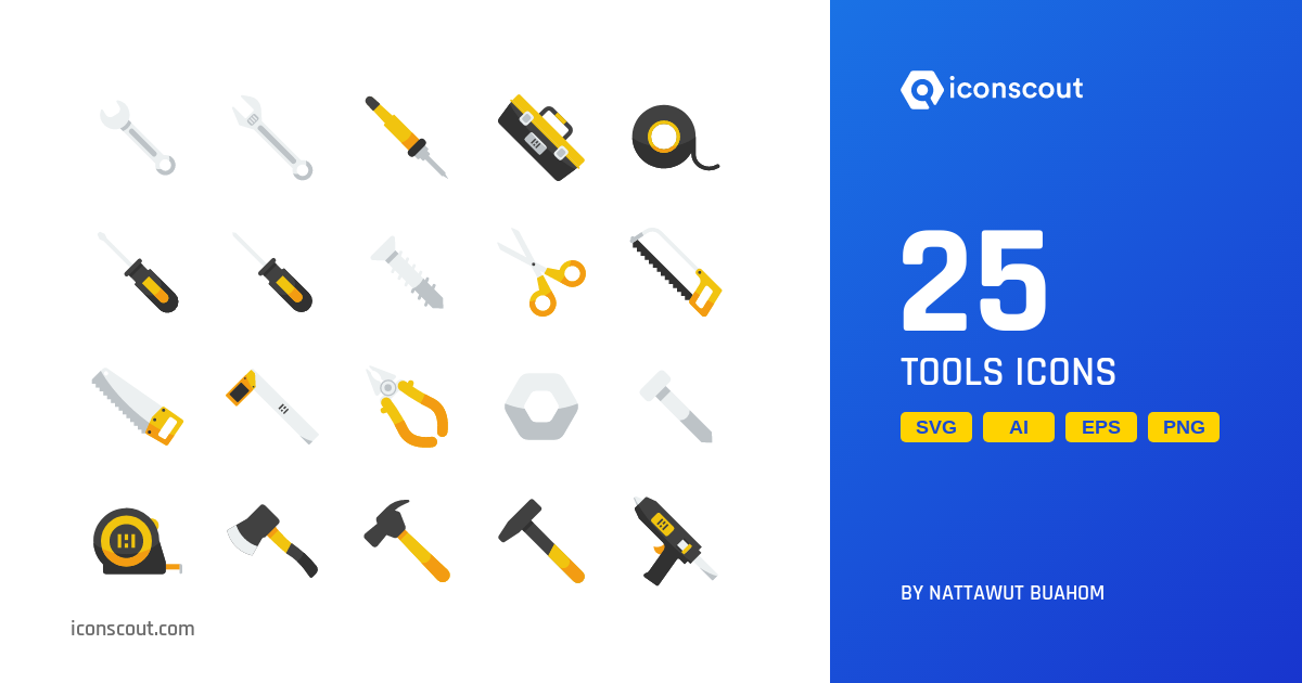 Download Tools Icon pack Available in SVG, PNG & Icon Fonts