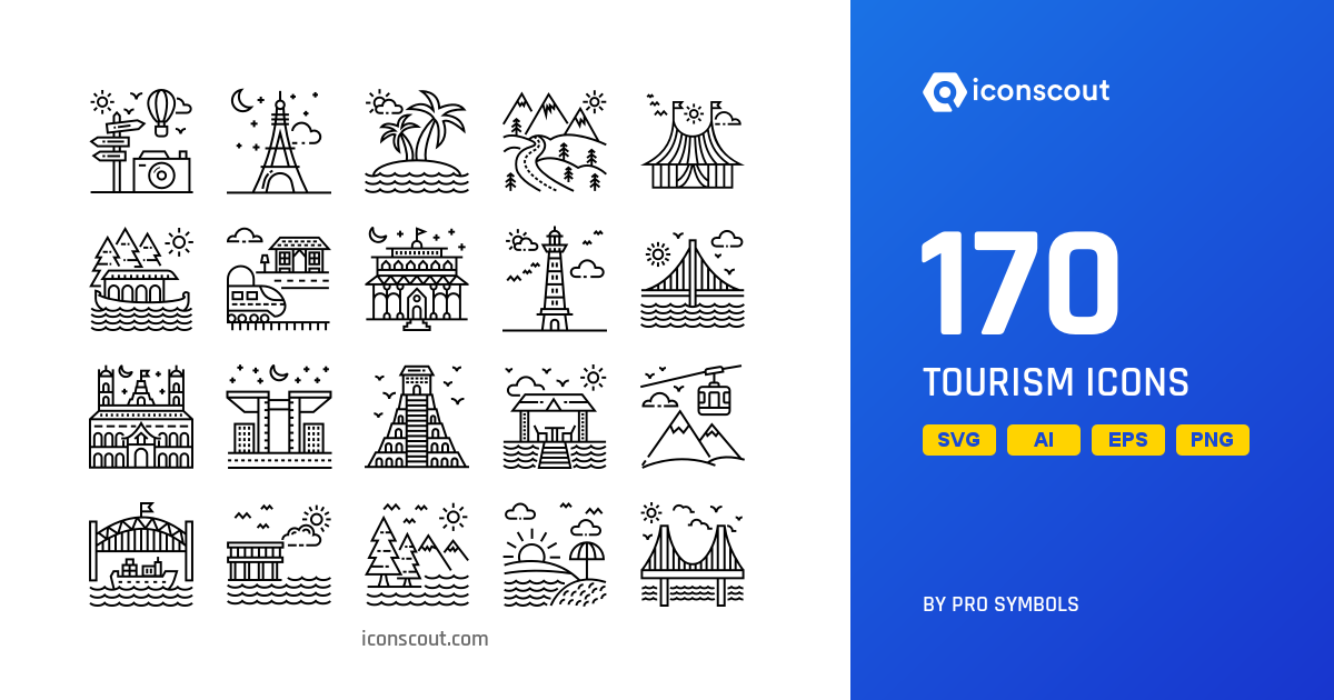 Tourism Icon Pack - 170 Free Download Holidays Icons | IconScout