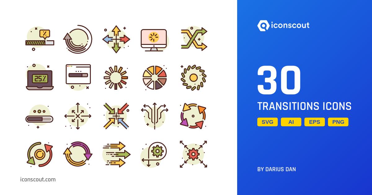 Download Transitions Icon pack Available in SVG, PNG & Icon Fonts