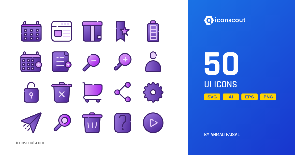 Download UI Icon pack Available in SVG, PNG & Icon Fonts