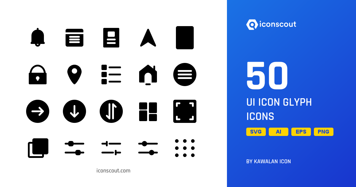 Download UI Icon Glyph Icon pack Available in SVG, PNG & Icon fonts