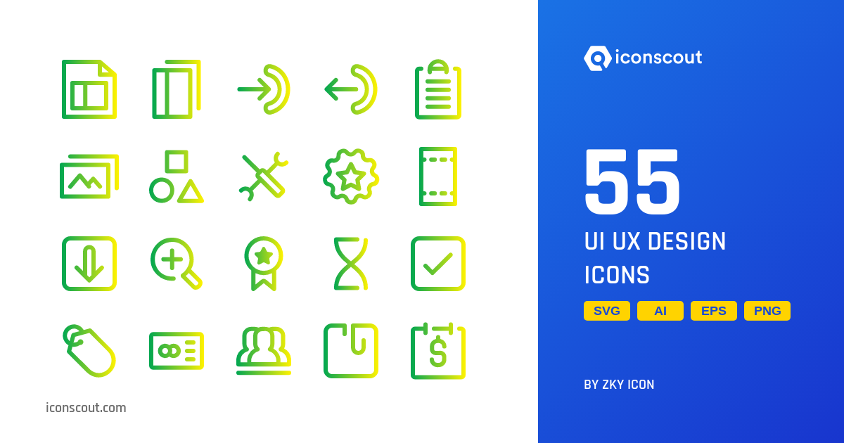 Download UI UX Design Icon pack Available in SVG, PNG & Icon Fonts