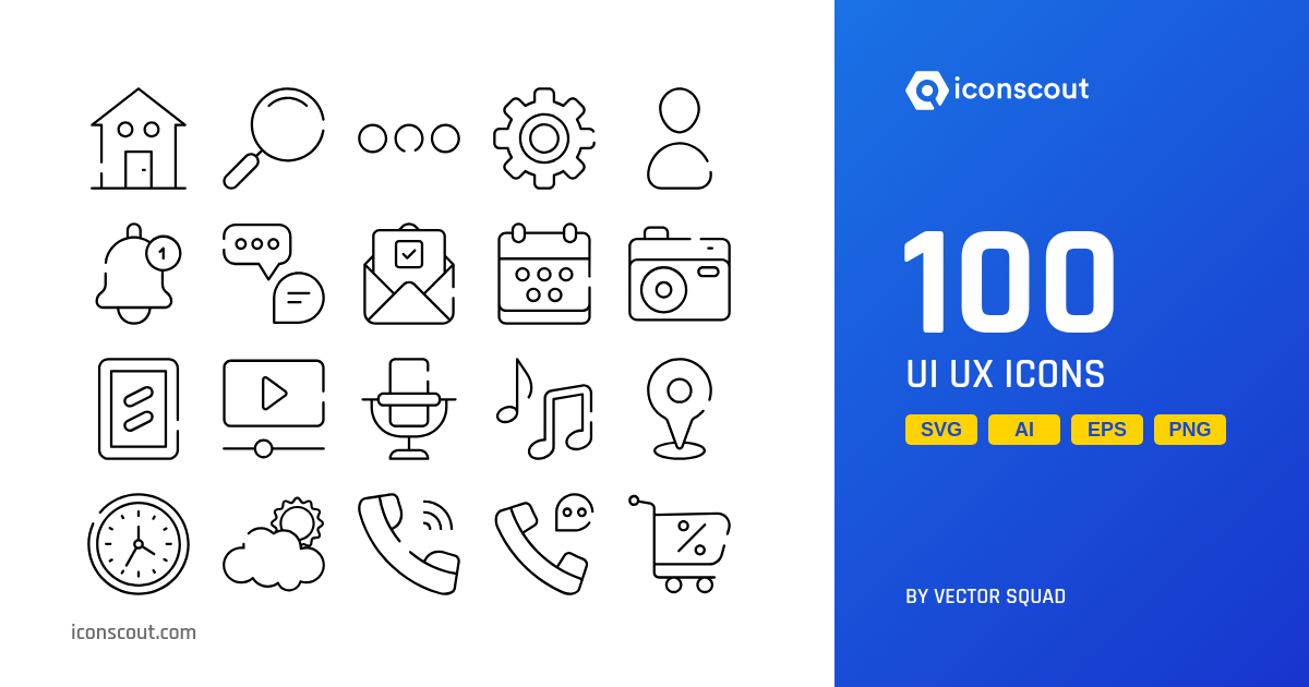 Ui Ux Icon Pack - 100 Free Download User Interface Icons | IconScout