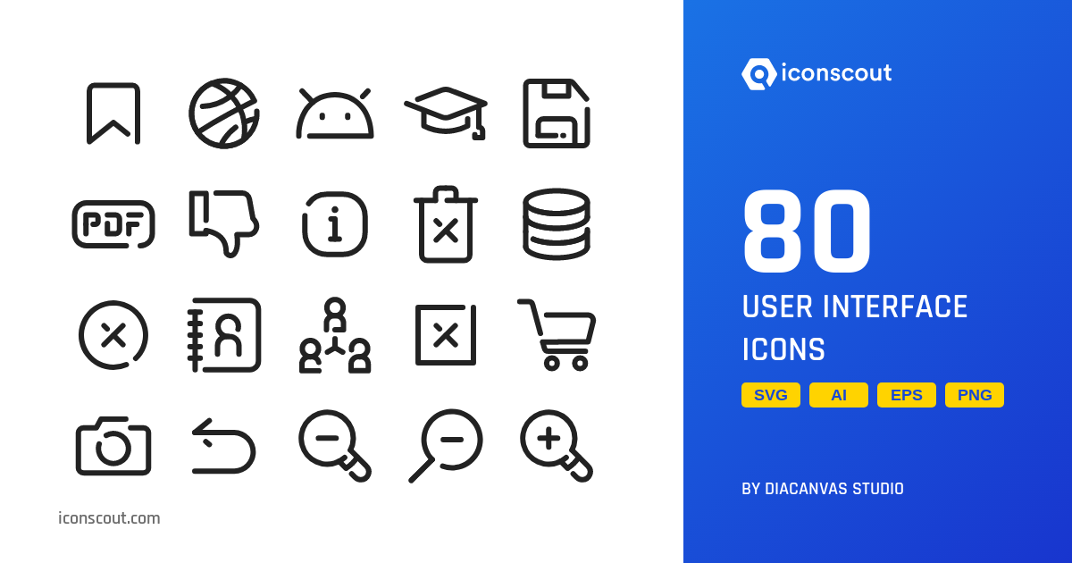 Download User Interface Icon pack Available in SVG, PNG & Icon Fonts