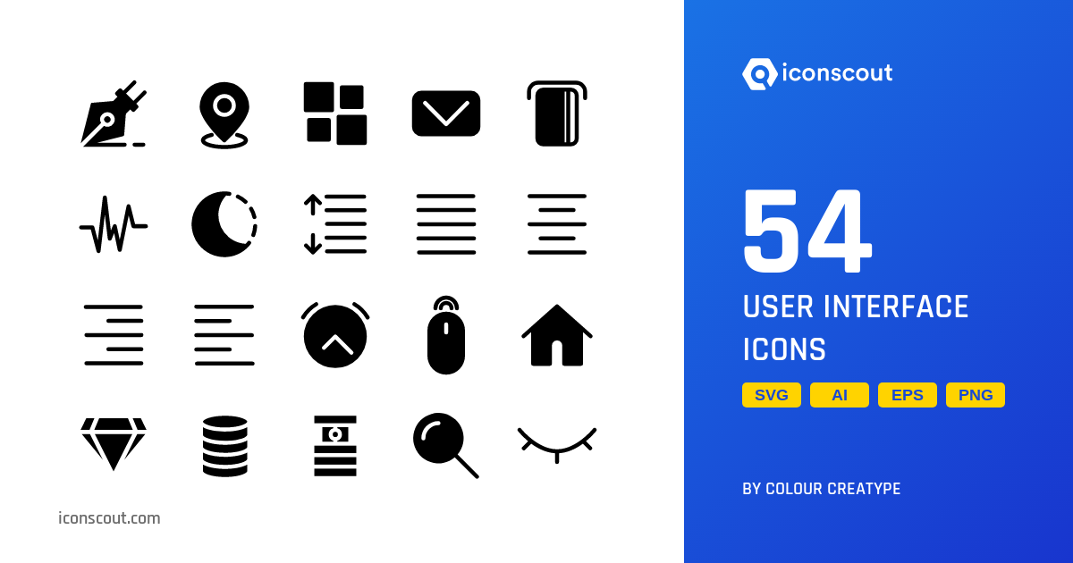 User Interface Icon Pack - 54 Free Download User Interface Icons ...