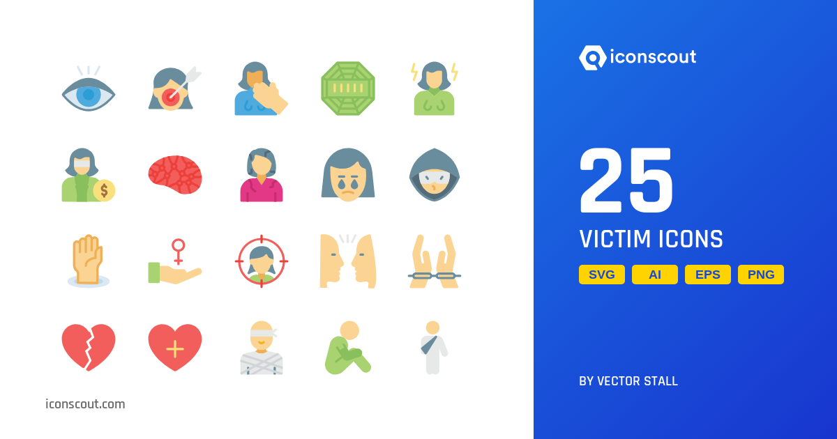 Download Victim Icon pack Available in SVG, PNG & Icon Fonts