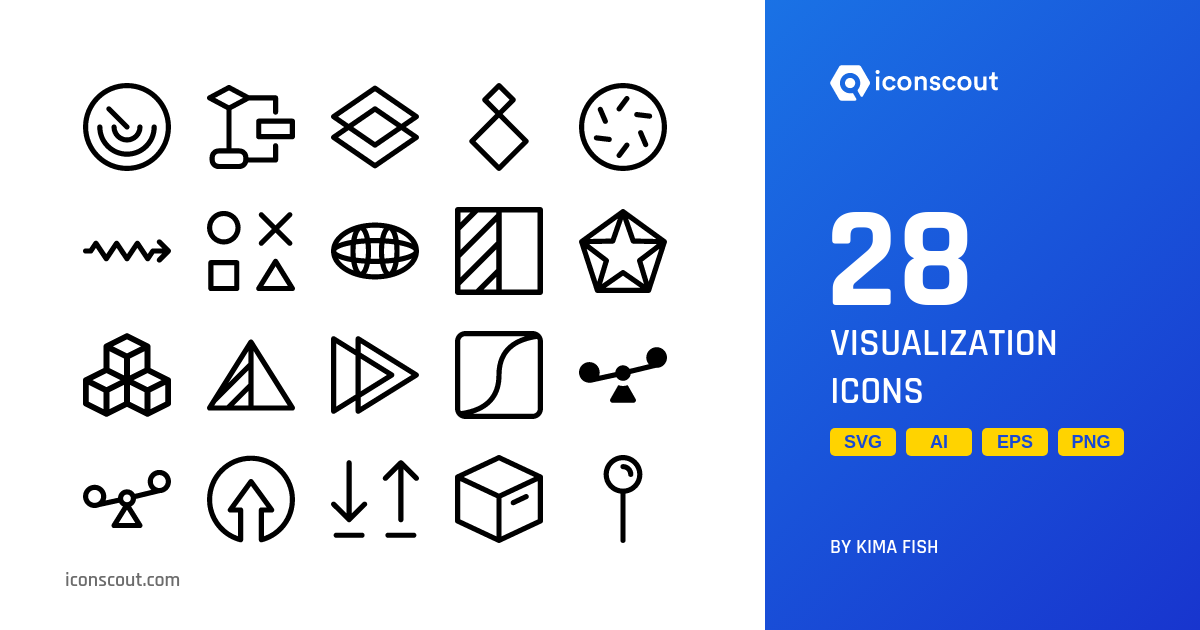 Download Visualization Icon pack Available in SVG, PNG & Icon Fonts