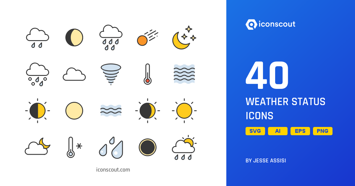 Download Download Weather Status Icon pack - Available in SVG, PNG ...