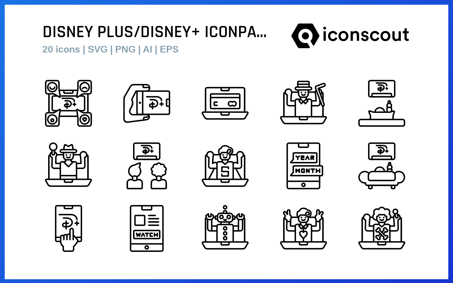 Disney Plus Avatars - Disney Plus Icone Png,Disney Plus Icon