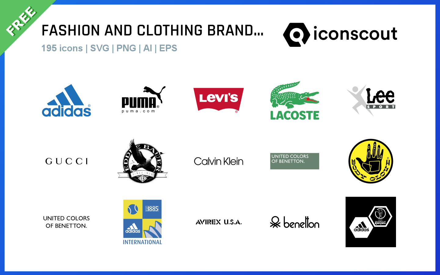 Free Fashion And Clothing Brand Logos 4736 