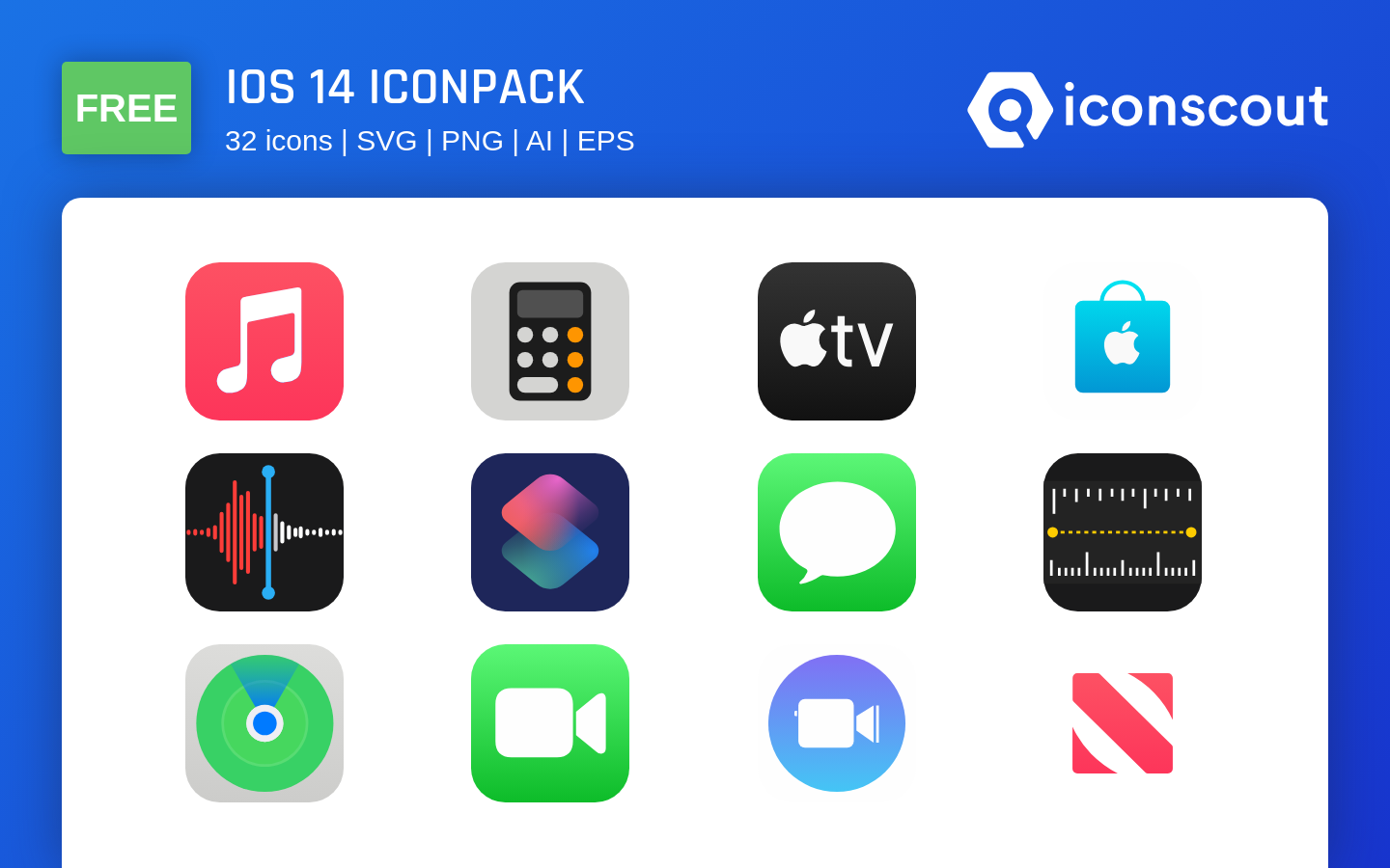 Download Ios 14 Icon Pack Available In Svg, Png & Icon Fonts