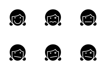 女性の感情 アイコンパック