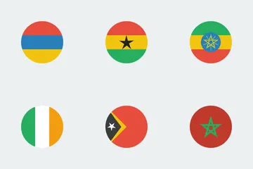 世界の主要国旗 アイコンパック