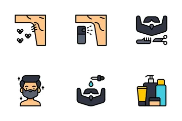 남성 그루밍 아이콘 팩