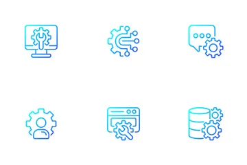 설정 및 설정 아이콘 팩