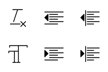 配置と段落 アイコンパック