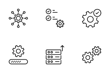 설정 및 설정 아이콘 팩