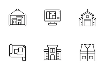 건축학 아이콘 팩