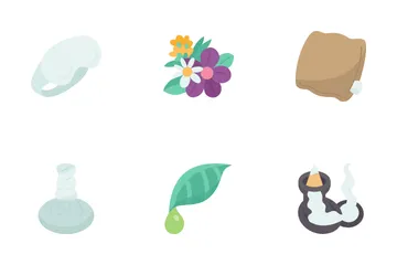 아로마테라피 아이콘 팩