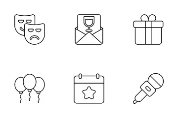 파티 및 이벤트 아이콘 팩