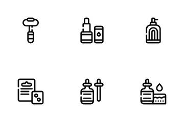 피부 관리 아이콘 팩
