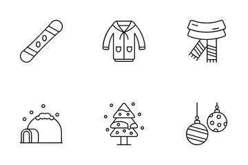 겨울 아이콘 팩