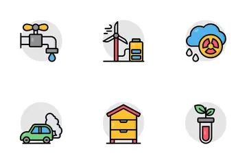 자연과 생태 아이콘 팩