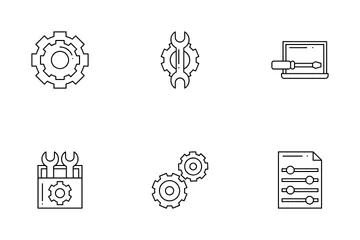 설정 설정 아이콘 팩