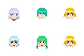 아바타와 감정 아이콘 팩