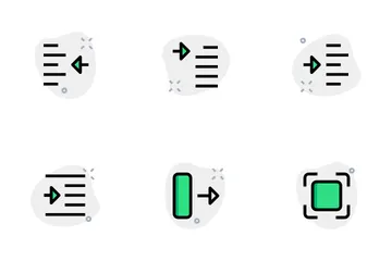 配置と段落 アイコンパック