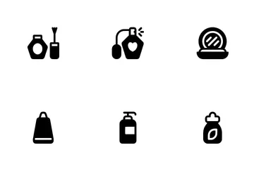 미용과 화장품 아이콘 팩